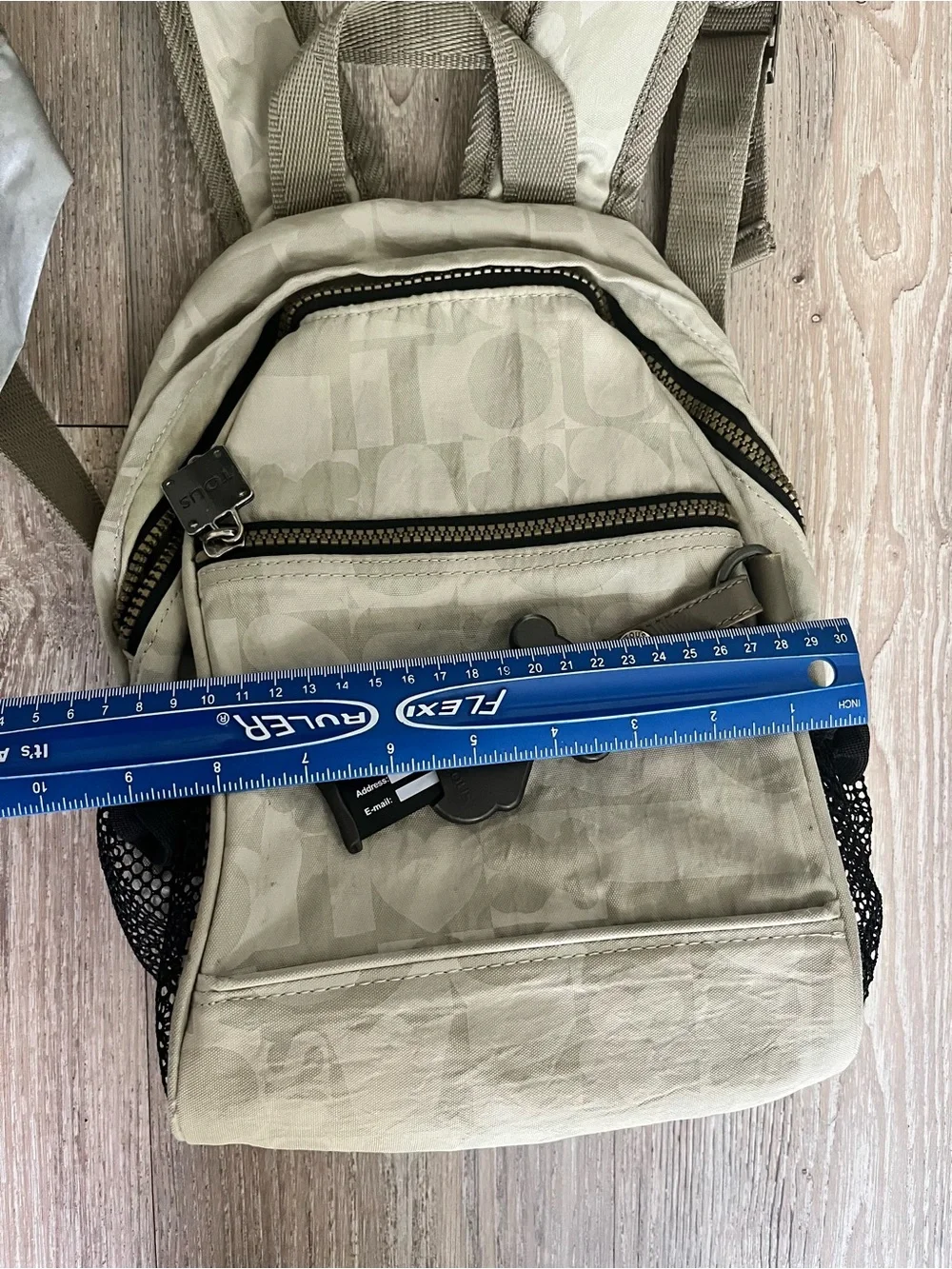 TOUS Neli Cubik Beige/Ivory Backpack